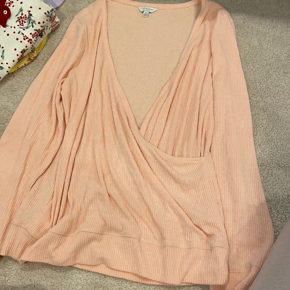 Lucky brand ribbed long sleeve